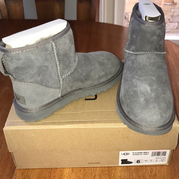 UGG Shoes - BRAND NEW classic mini grey uggs U.S size 6